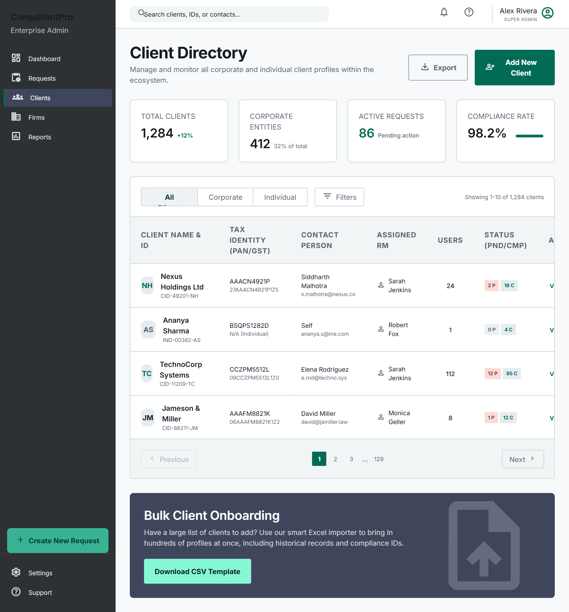 Client Directory