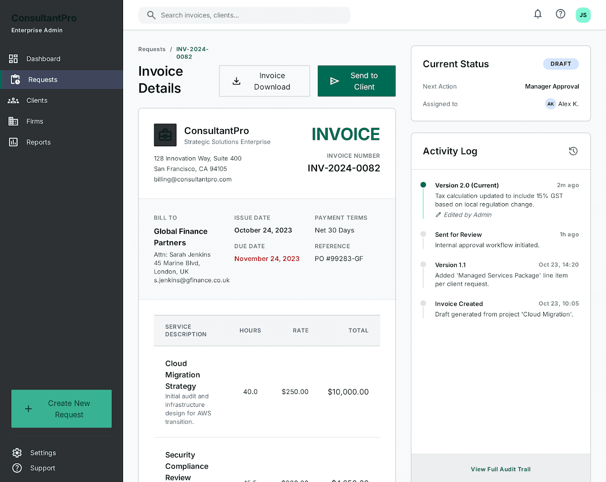 Invoice Management