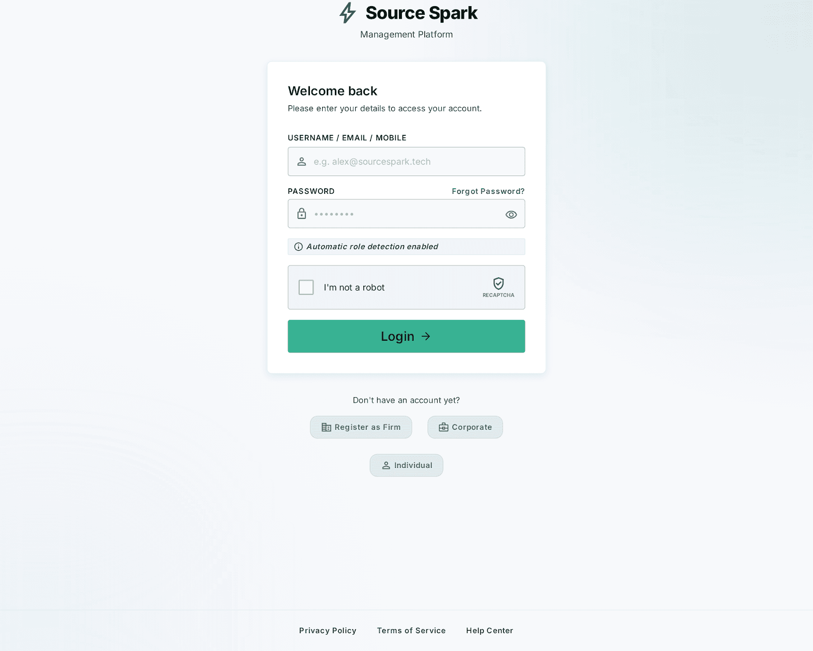 Secure Role-Based Login